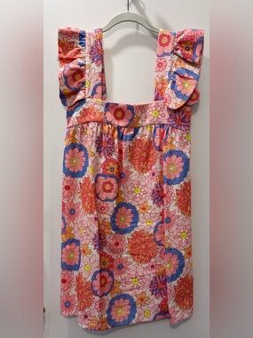 Tuckernuck Folly Floral Hazel Flutter Sleeve Dress, XS